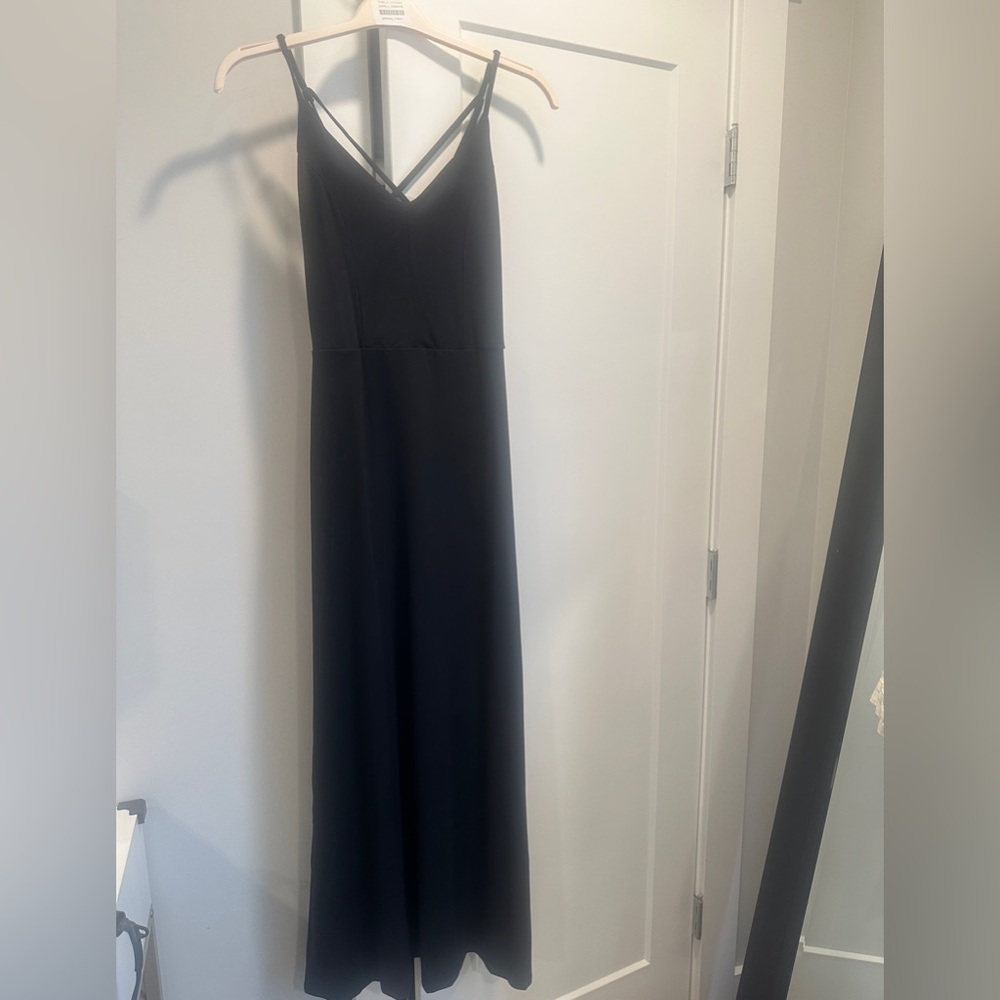Market & Spruce Classic Black Maxi Dress